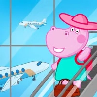 hippo_family_airport_adventure Games